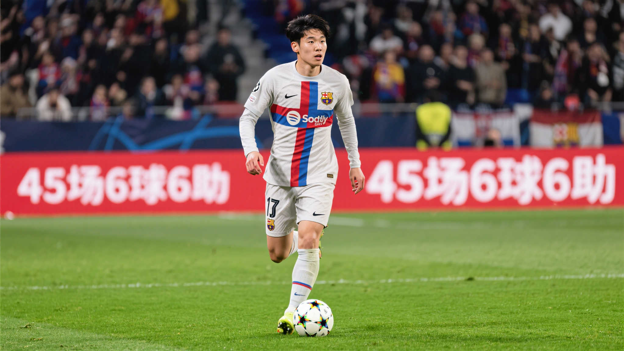 李刚仁45战贡献6球6助,小幅亏损500万仍助力赛季四冠荣誉 在足球世界中,年轻且富有潜力的球员始终是俱乐部争抢