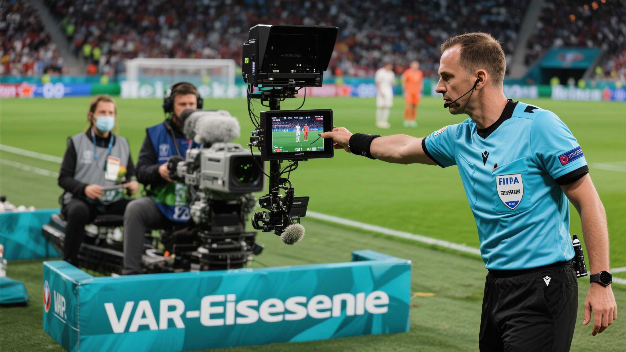 借助VAR（视频辅助技术）系统，以提高比赛透明度及